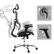 preview thumbnail 24 of 40, Ergonomic Mesh Executive Chair Home Office Chair with Lumbar Support, Headrest