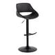 preview thumbnail 66 of 144, Silver Orchid Svellingen Adjustable Bar Stool with Rounded T Footrest - Set of 2