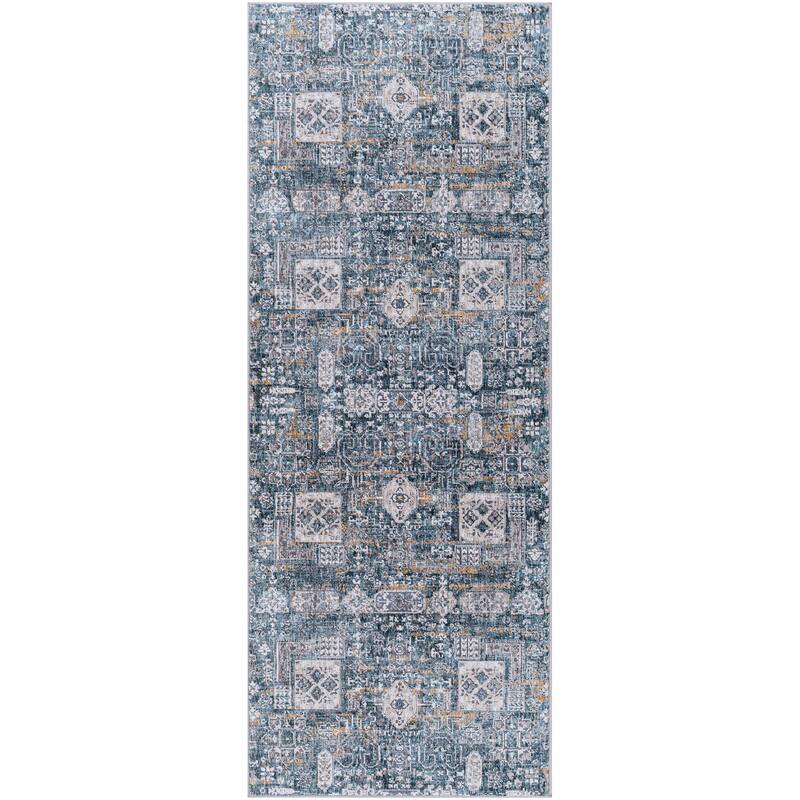 Livabliss Traditional Cardiff Medallion Area Rug