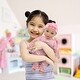 preview thumbnail 4 of 3, Little Darlings: 14" Kiss N Tickles Baby Doll - Pink, White, Swan