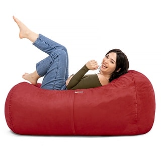 Larson 8-foot Lounge Beanbag Chair by Christopher Knight Home - Bed Bath &  Beyond - 7673905