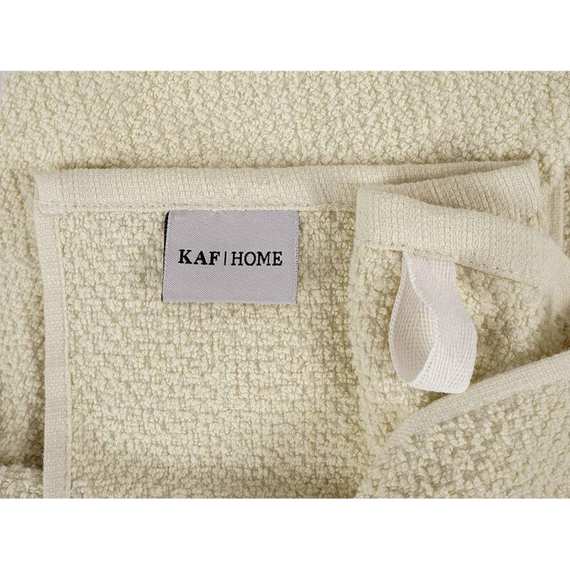 KAF Home Set of 4 Deluxe Popcorn Terry Kitchen Towels