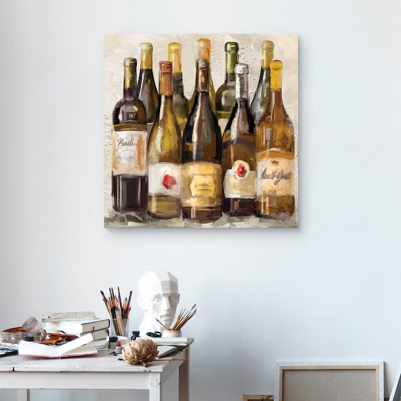 Vinology III by Studio Arts Canvas Art Print