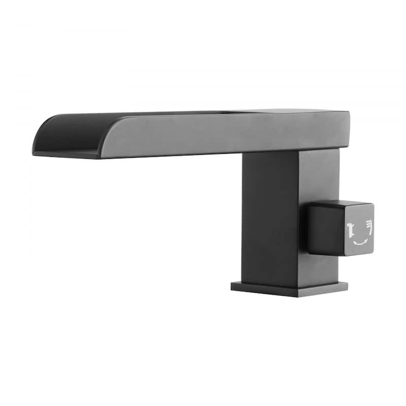Matte Black Stainless Steel Roman Tub Faucet with Handheld Shower - 6.3 L x 2.8 W x 9.61 H in
