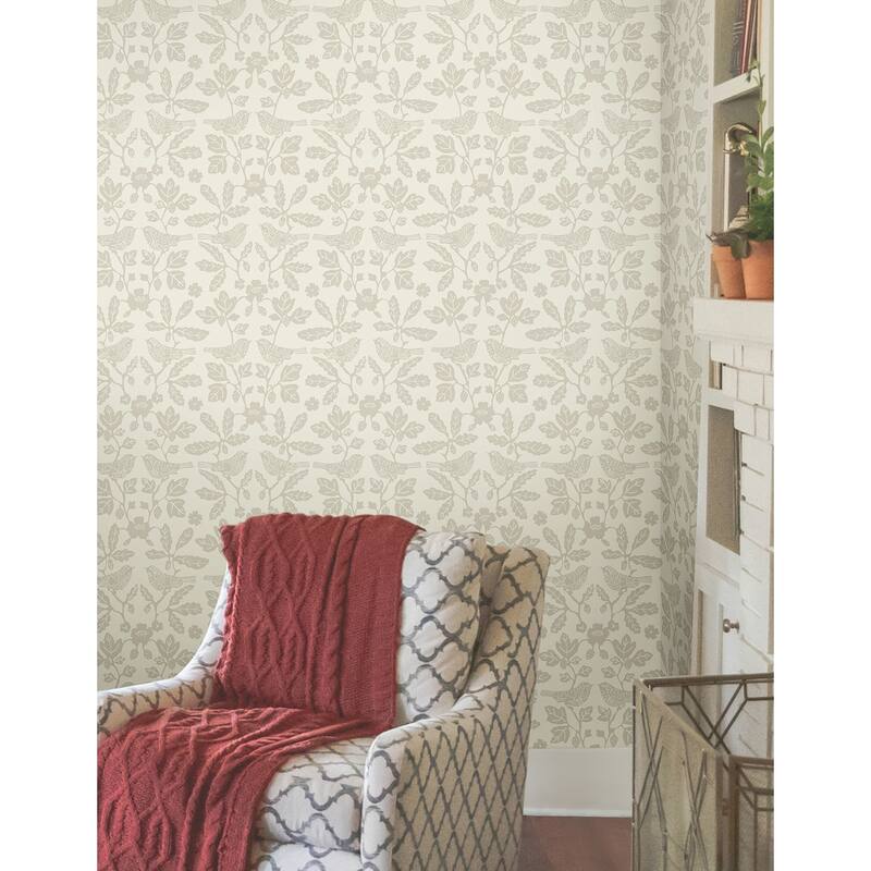 Erin & Ben Wicker Sparrow & Oak Peel and Stick Wallpaper