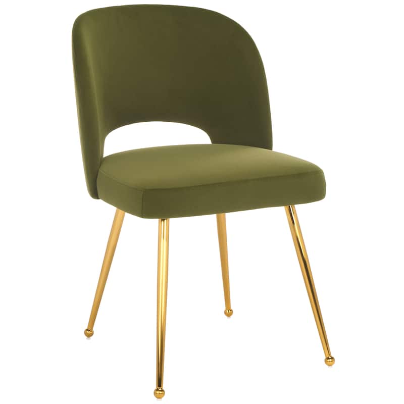 SAFAVIEH Lu Dining Chair - 19.3 In. W x 21.3 In. D x 33 In. H - 19Wx21Dx33H