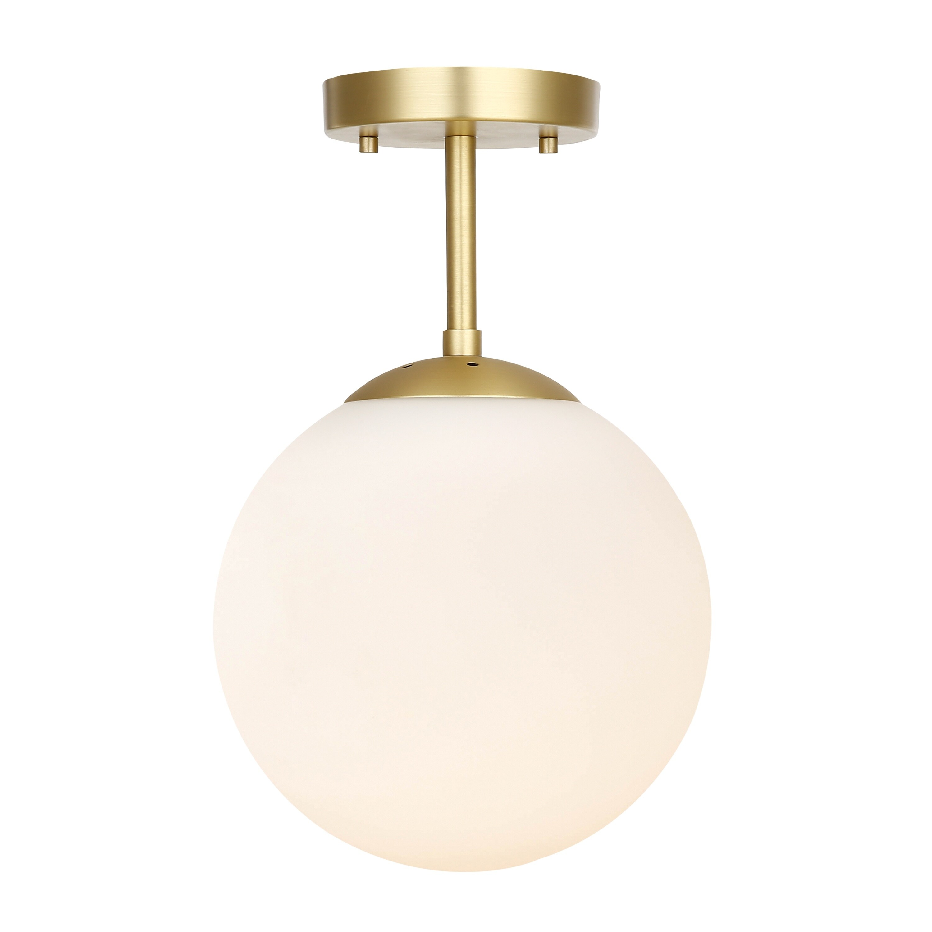 Light society zeno globe ceiling light top