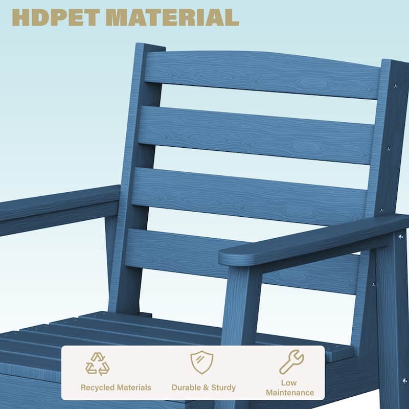 HDPE Outdoor All-weather chair, suitable for multiple scenarios