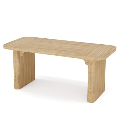 Modern 63'' Executive Computer Desk for Home Office, Simple Rectangular Writing Table for Study Room Bedroom