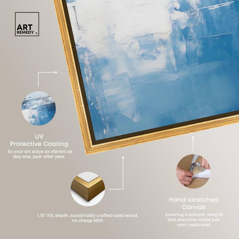 Cool Tones Canvas by Art Remedy