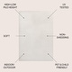 preview thumbnail 3 of 24, JONATHAN Y Anders High-Low Modern Scandinavian Arch Stripe Monotone Ivory Indoor/Outdoor Rug