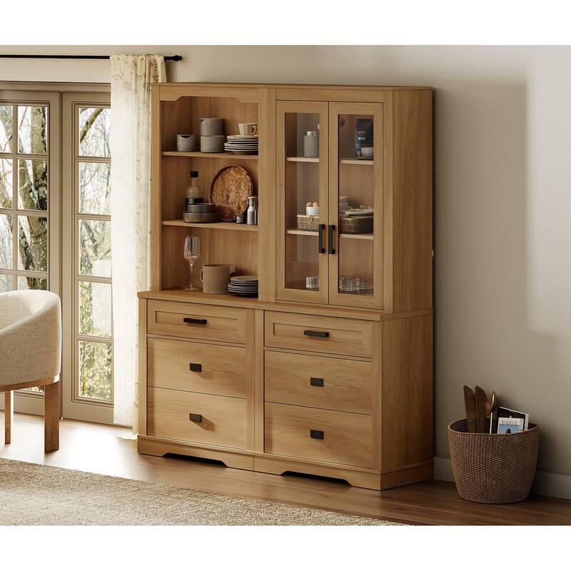 3 Tier Bookcase with Drawer,73.3" Tall Floor Standing Bookshelf