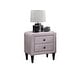 preview thumbnail 11 of 21, Velvet Gorgeous 1pc Nightstand for Bedroom Furniture