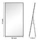 preview thumbnail 45 of 75, Modern Full Length Floor Mirror Freestanding Mirror