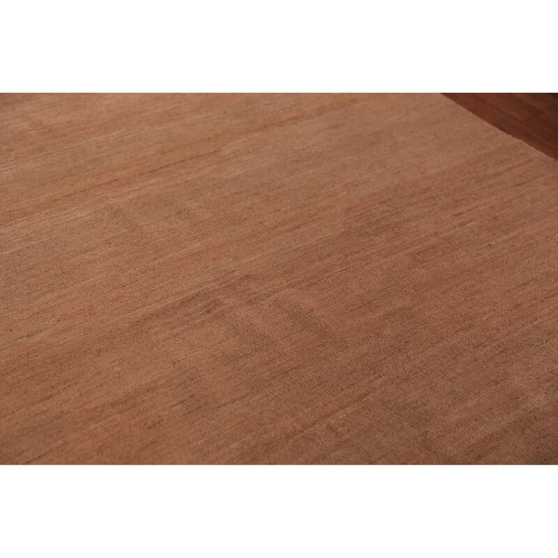 Tribal / Modern Gabbeh Oriental Area Rug Hand-Knotted Wool Carpet - 6'6" x 9'7"