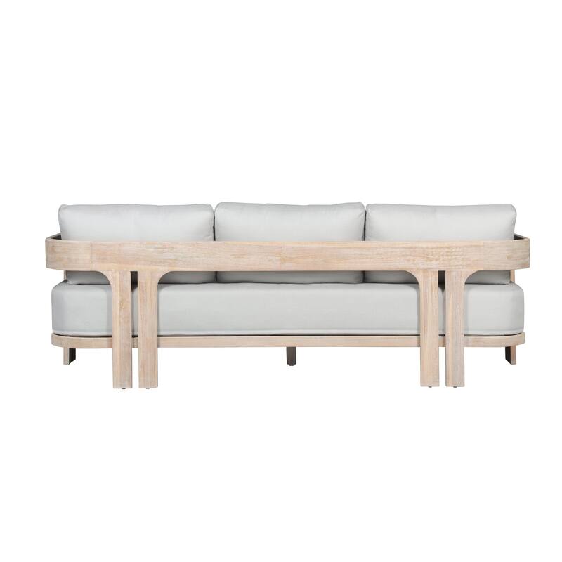 Paradiso Teak Wood Sofa Natural Look