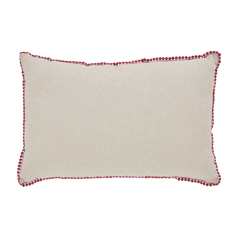 Sawyer Mill Charcoal Merry Christmas Pillow 14x22