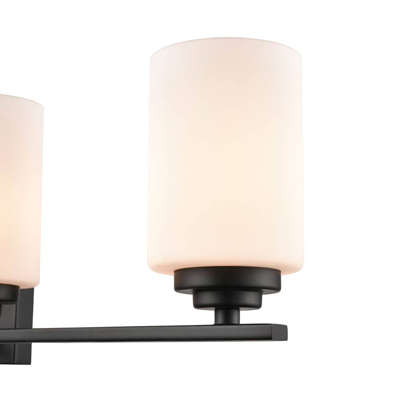 Millennium Lighting Durham Metal 4 Light Vanity Light with Frosted Glass Shades