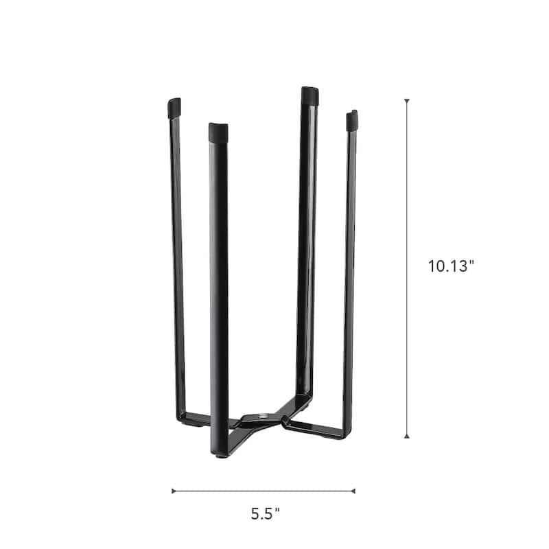 Yamazaki Home Collapsible Bottle Dryer, Steel - L 3.74 x W 4.72 x H 10.43 inches