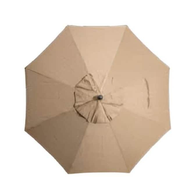 abba patio 11 feet patio umbrella Garden Winds Reinforced RipLock 350 Replacement Canopy Top Cover Compatible with 11' Round Models B079FW4BK6, B079FSWWY3 023 11 ft. x 11 Size:10FT Umbrella Replacement use crank lift system