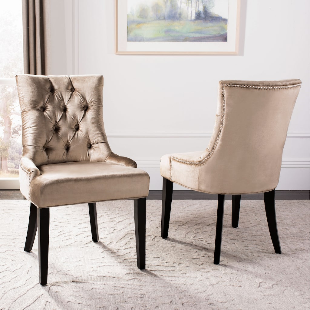 SAFAVIEH Loren Dining Chair (Set of 2) - 24"W x 25"D x 39"H