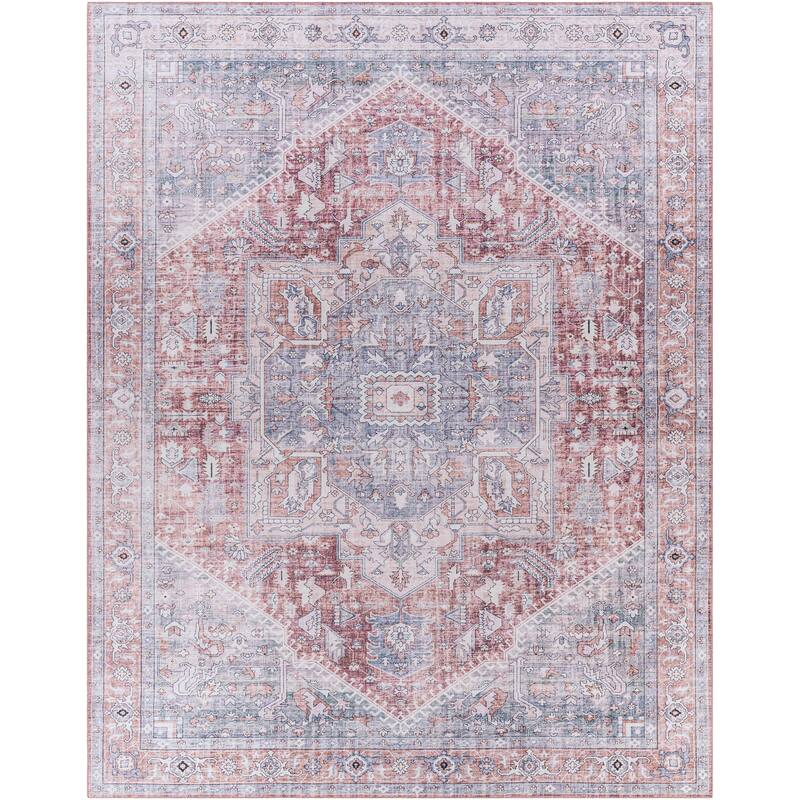 Livabliss Mitika Vintage Medallion Area Rug