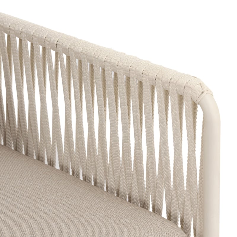 Poly & Bark Salvora Rope-Wrapped Coastal Outdoor Lounge Chair