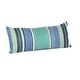 preview thumbnail 44 of 43, Sunbrella 22 x 9 striped lumbar pillow Dolce Oasis