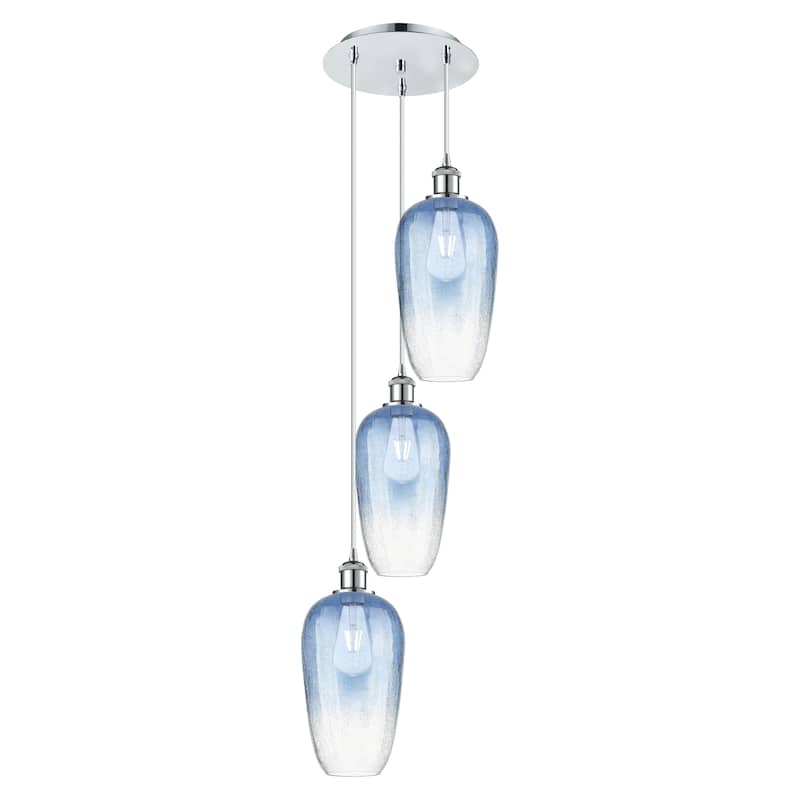 Innovations Lighting Endless Possibilities Ballston - Brookhaven Flute - 3 Light 14" Cord Hung Multi Pendant