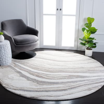 SAFAVIEH Cyrus Shag Irja Abstract 1-inch Thick Rug