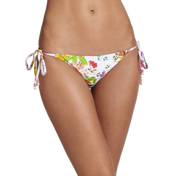 Shoshanna Women's Clean String Bottom White Multi Swimsuit Bottoms SZ SMALL (P)