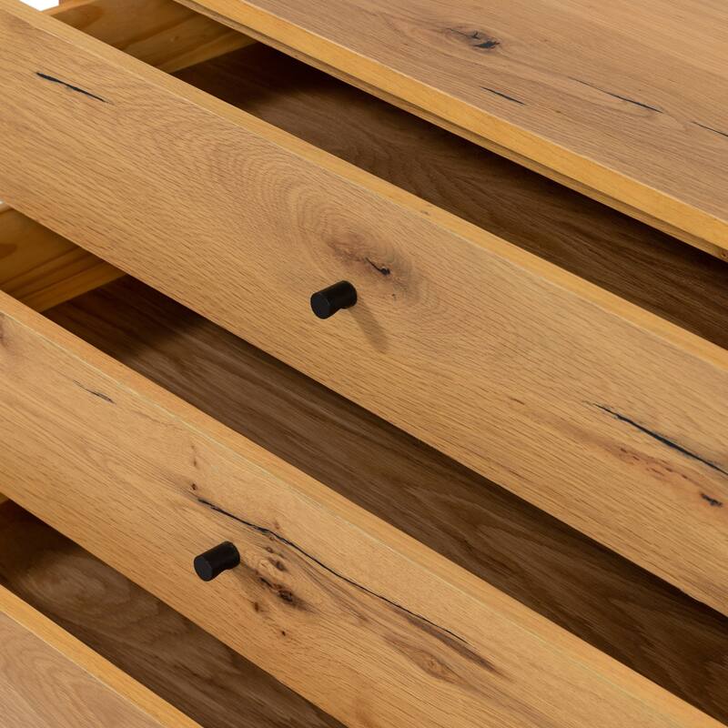 Larry Large Nightstand-Light Oak Resin