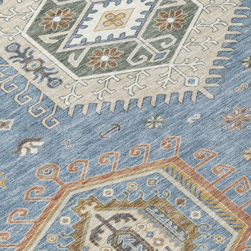 Machine Washable Indoor/ Outdoor Global Akron Chantille Rug