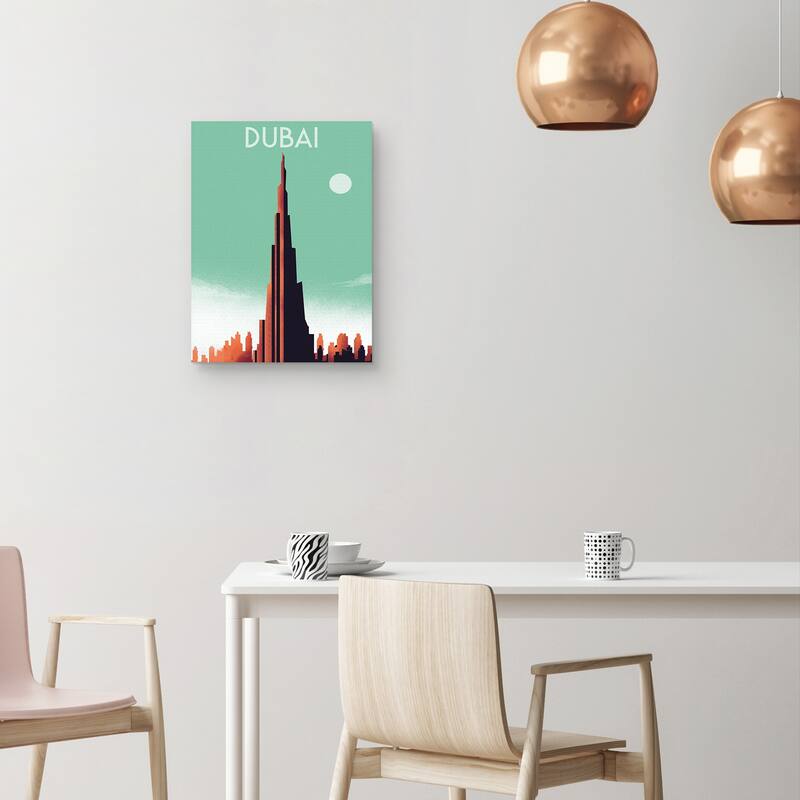 Dubai Canvas Art Print