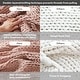 preview thumbnail 93 of 93, Madison Park Hand Made Chunky Double Knit Throw Blanket