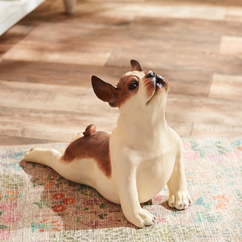 Yoga Dog Statue (Set of 2)