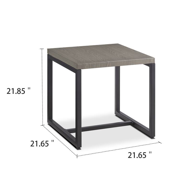 Gymojoy Modern Metal Outdoor Coffee Table/ Side Table