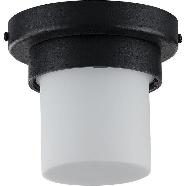 Z-1060 Collection Black One-Light LED Outdoor Flush Mount