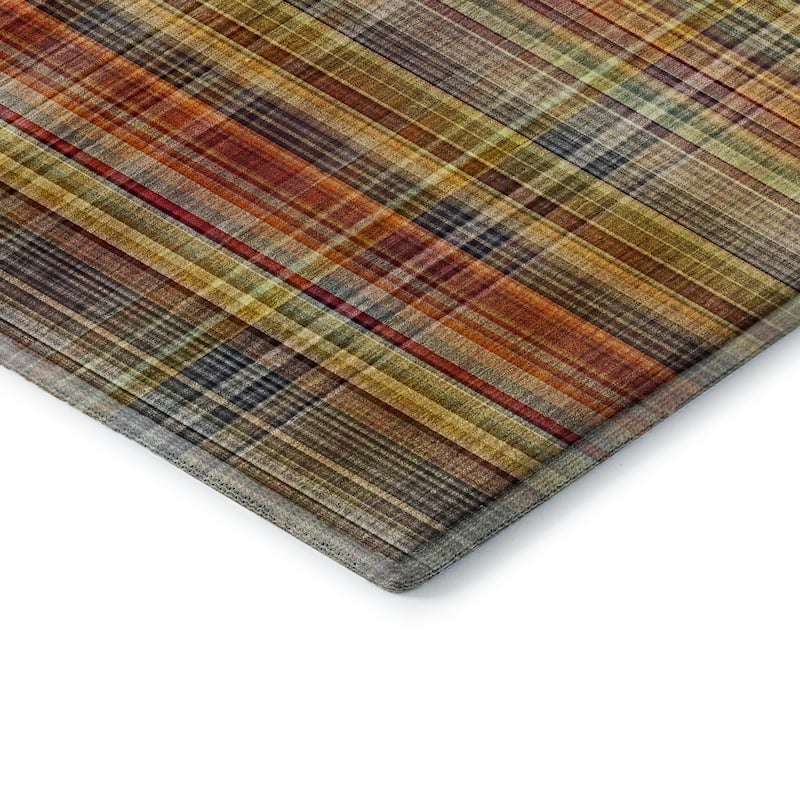 Premium Washable Super Soft Plaid Mayfield Rug