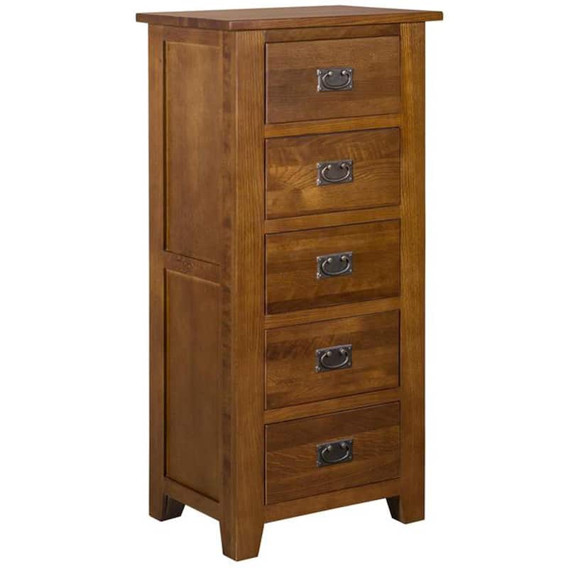 Mission 5 Drawer Lingerie Dresser - Michael's Cherry - Cherry - 5-drawer