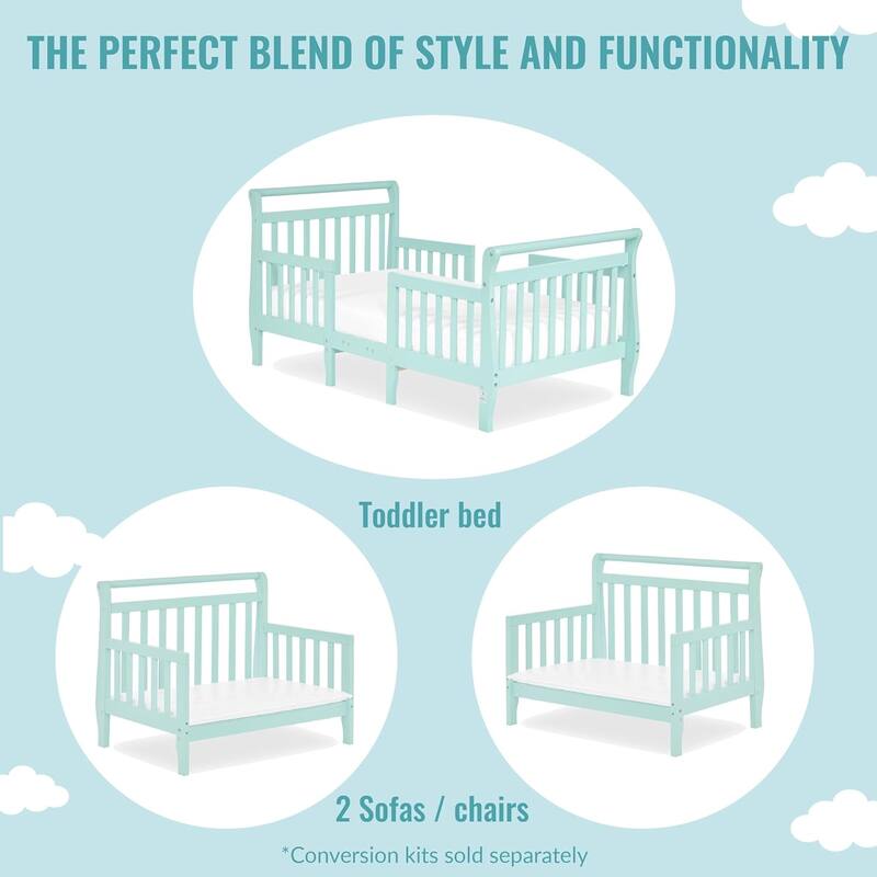 Dream On Me Emma 3 in 1 convertible toddler bed