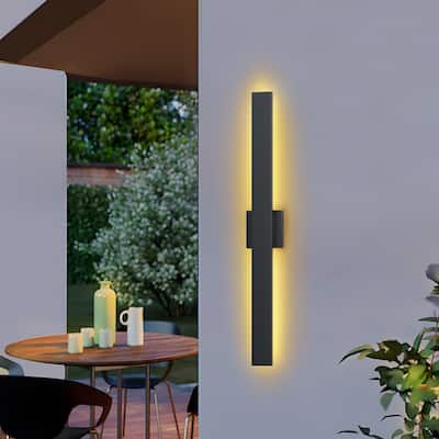 Outdoor Hardwired Wall Sconce Light With 360 Degree Rotation