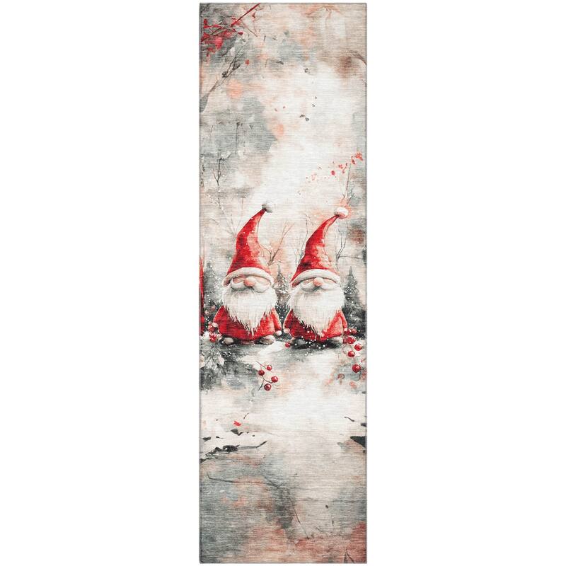Premium Washable Super Soft Christmas Gnome Mayfield Rug