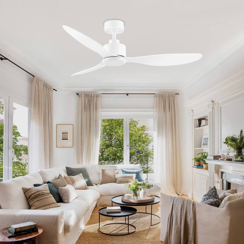 42/52-inch Indoor Ceiling Fan with Remote without Light(3-Blade)