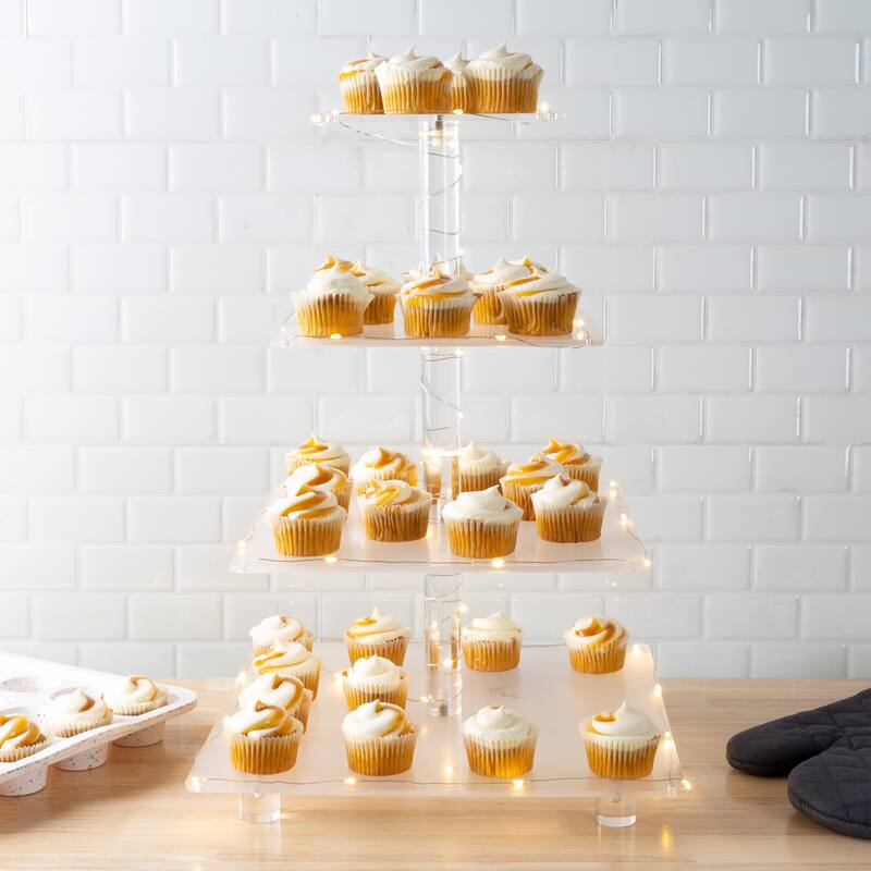 Great Northern Party Cupcake Stand with Lights - Multicolor