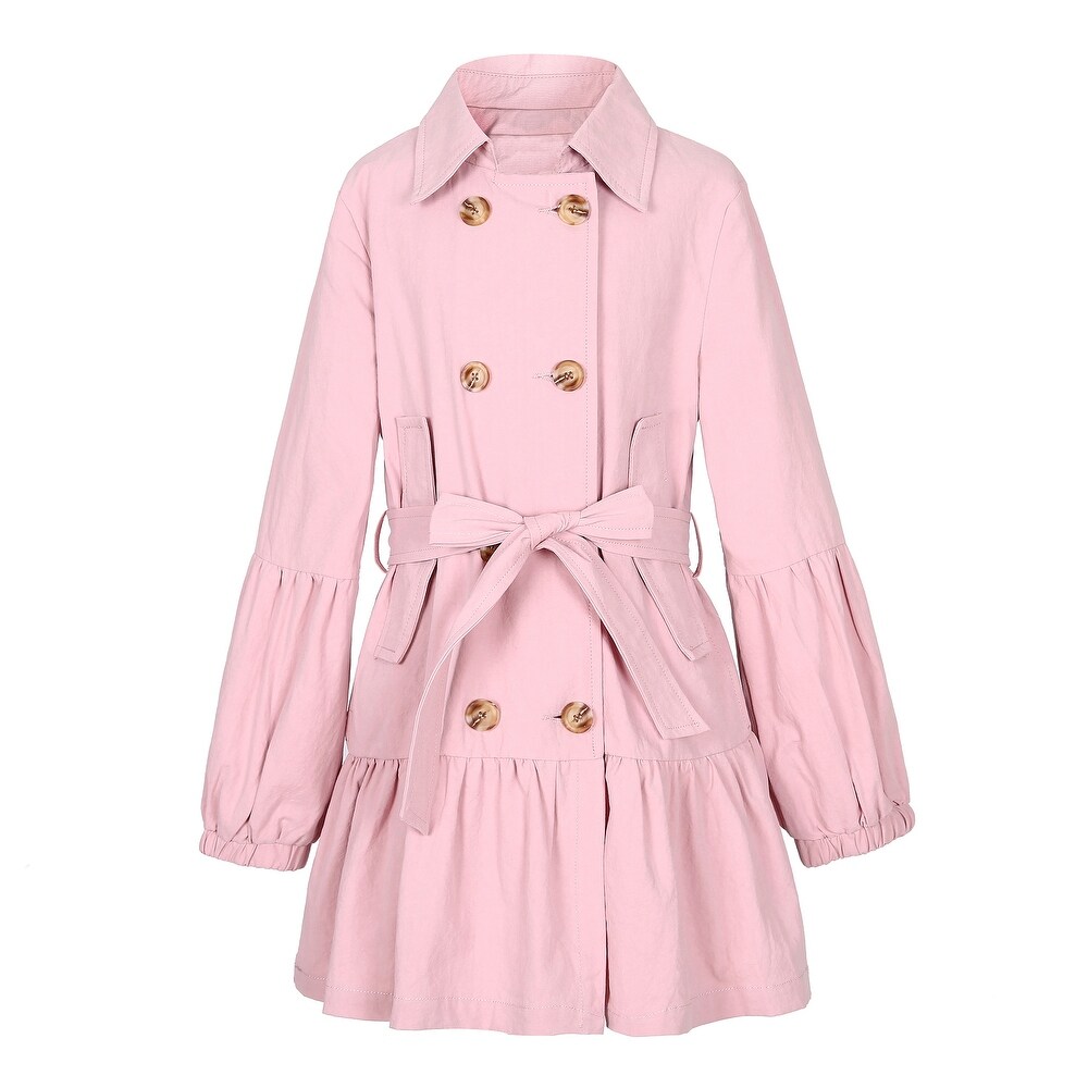 Kids Dream Pink Faux Special Occasion Half Coat Girls 4-10