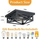 preview thumbnail 13 of 49, 2-Light Black Farmhouse Flush Mount Ceiling Light-2 Pack