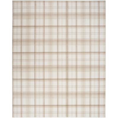 Nourison Grafix Plaid Farmhouse Area Rug