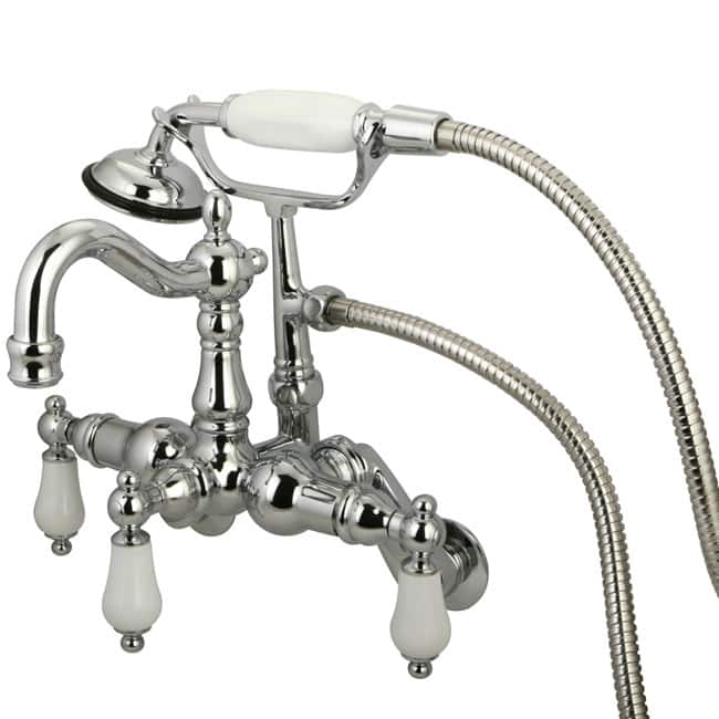 Kingston Brass Vintage Wall Mounted Clawfoot Tub Filler with Personal