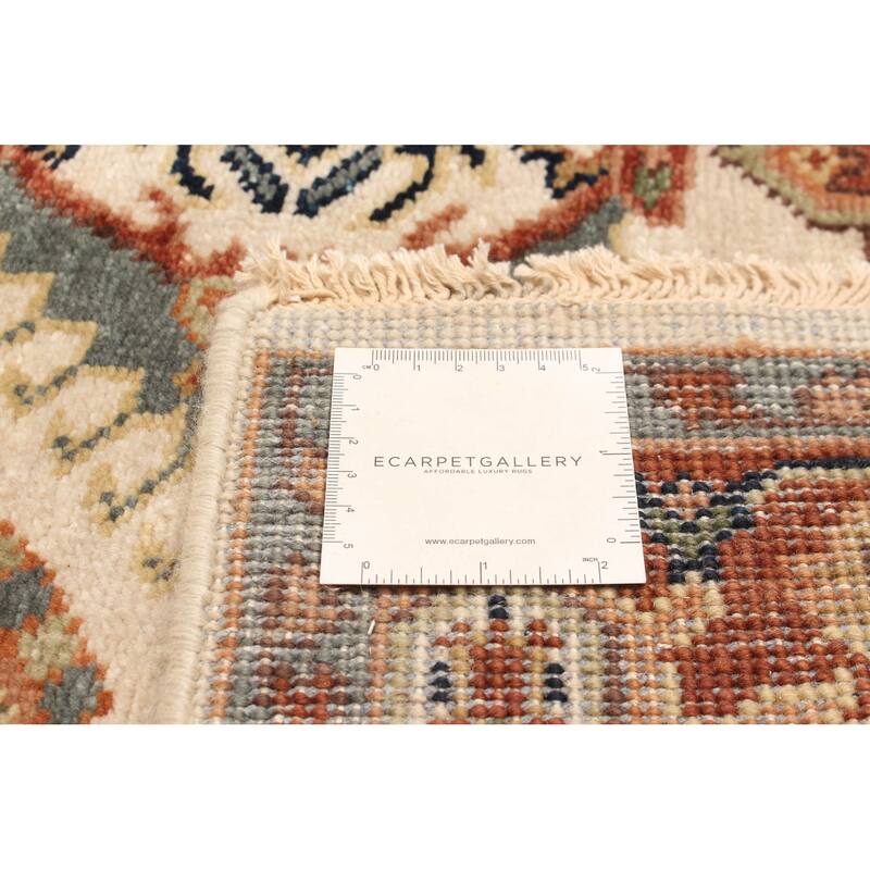 ECARPETGALLERY Hand-knotted Jules Sultane Cream Wool Rug - 4'0 x 5'11